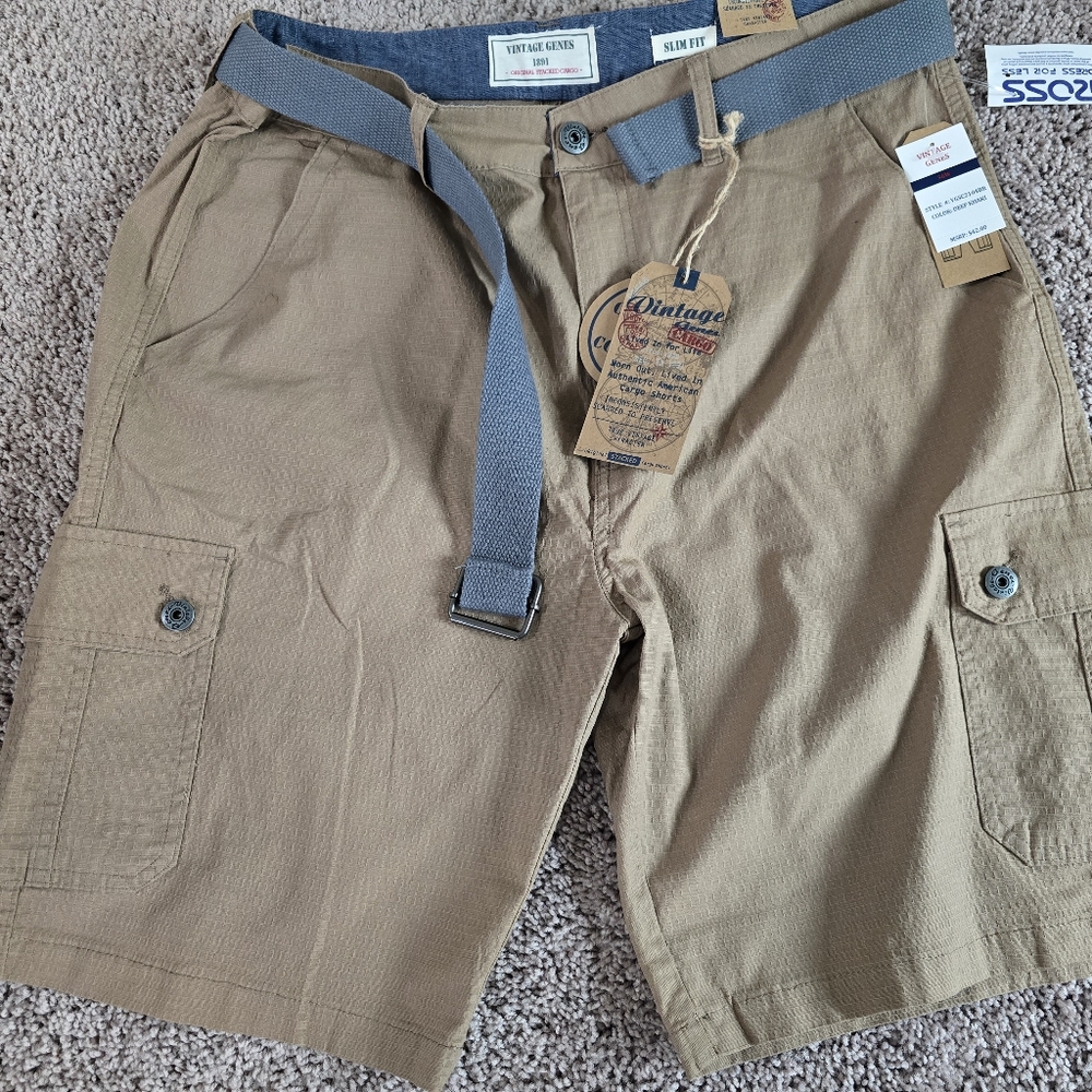 Stacked Cargo Shorts
